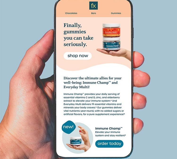 Email marketing with Fx Chocolate
